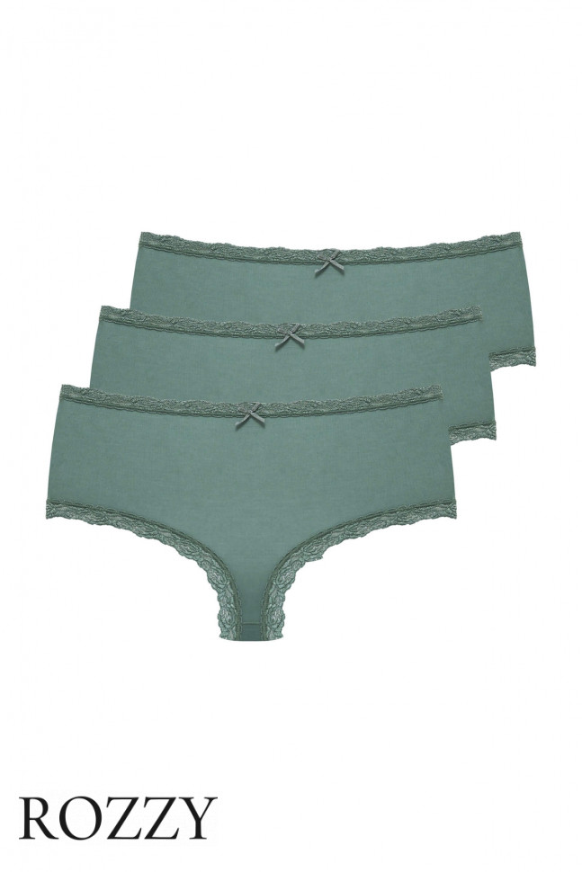 Трусы макси Nina Von C Cosy 1616058499 зеленый (уп.3шт.)