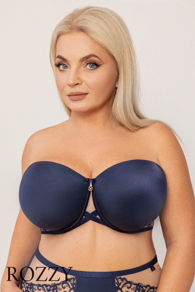 Бюстгальтер балконет Kris Line Mystery Balconettemhm темно-синий