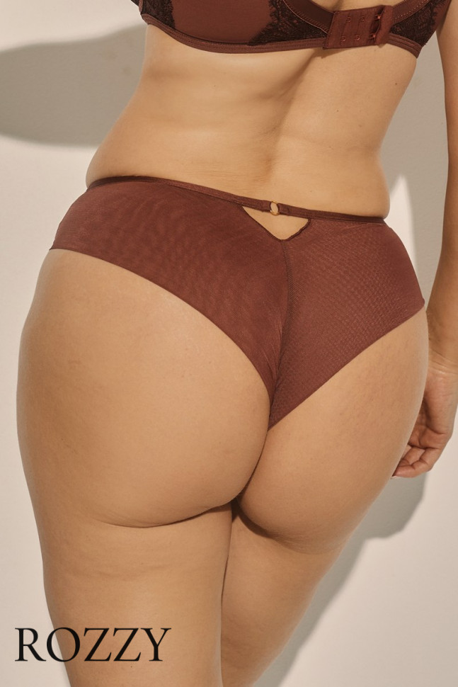 Трусы бразильяна Kinga Praline B-1136/2 шоколадный