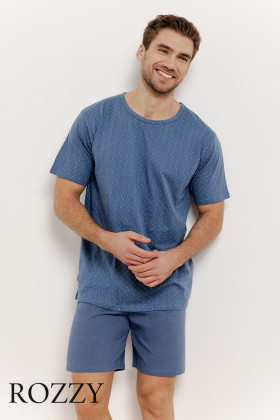 Пижама мужская Taro Nick 3400/3401/3402 джинсовый