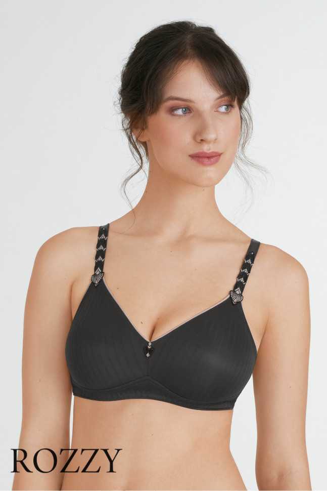 Бюстгальтер без косточек Felina Elementary 203283 темно-серый Ф