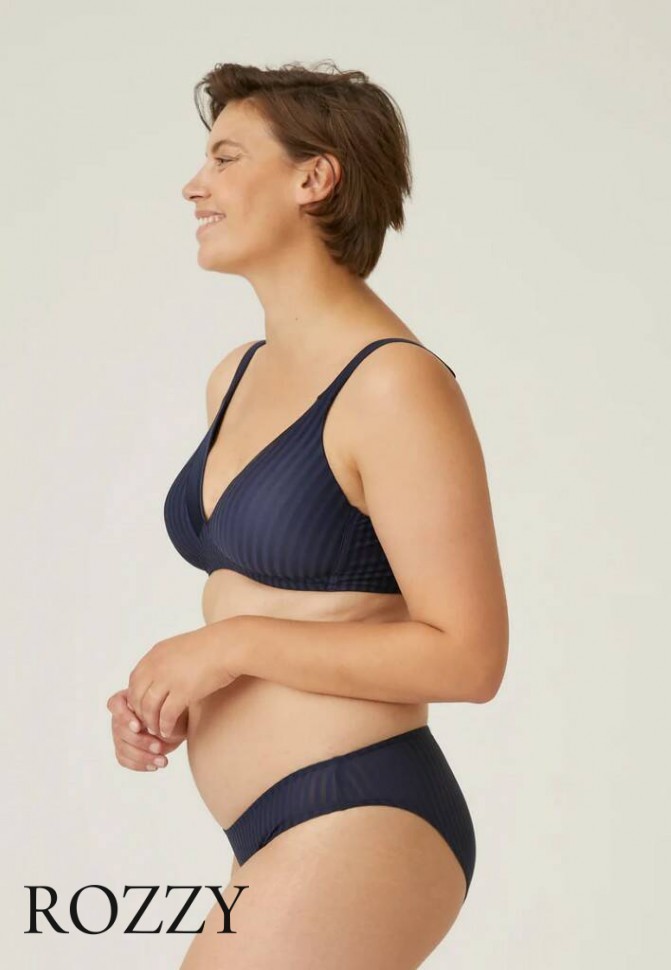 Бюстгальтер без косточек Naturana Everyday 5247 синий Ф