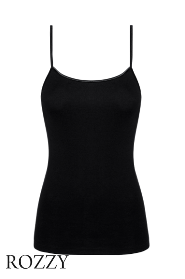 Майка хлопковая Naturana Cotton Essentials 2664 черный К