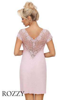 Сорочка вискозная Donna Ismena пудровый