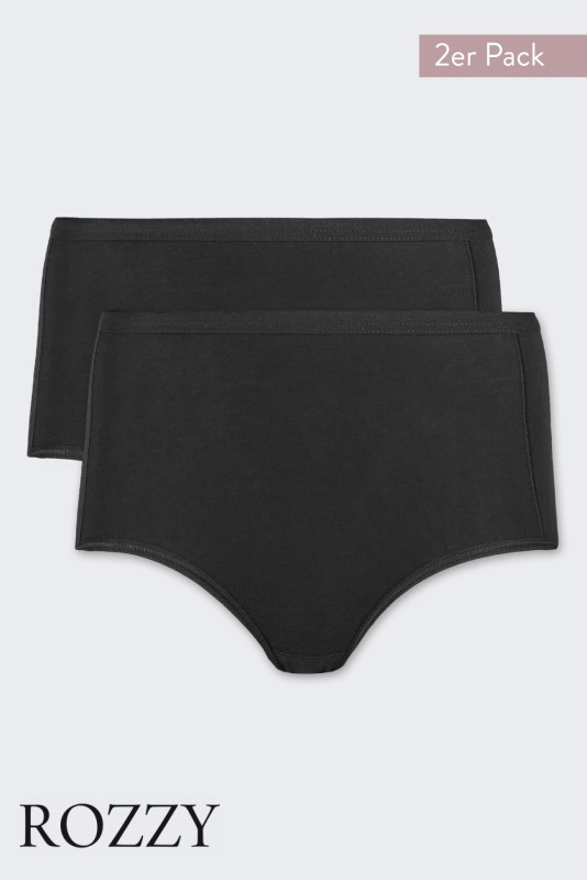 Трусы макси хлопковые Nina Von C Base 4016012299 черный (уп.2шт.)