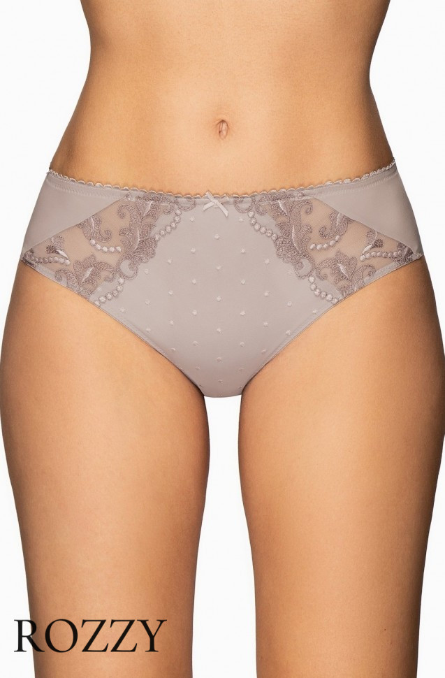 Трусы слипы обрезные Felina Secret Delight 210292 жемчужно-серый К+Ф