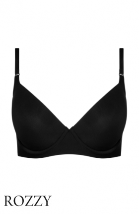 Бюстгальтер спейсер Naturana Sidesmoother 7832 черный К