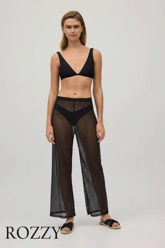 Брюки пляжные вискозные Ysabel Mora 86112 черный