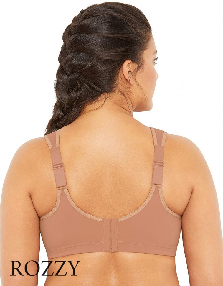 Бюстгальтер спортивный Glamorise GI9160 кофе с молоком