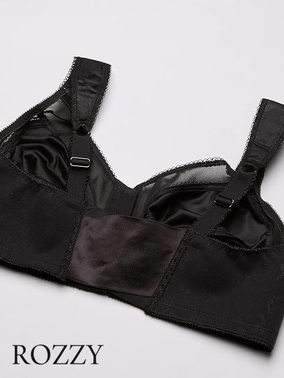 Бюстгальтер спереди застежка без косточек Playtex 4695 черный