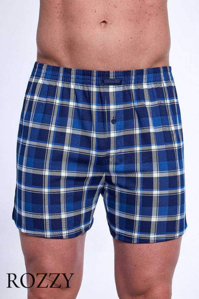 Трусы боксеры мужские Cornette 002/008-20 темно-синий/синий