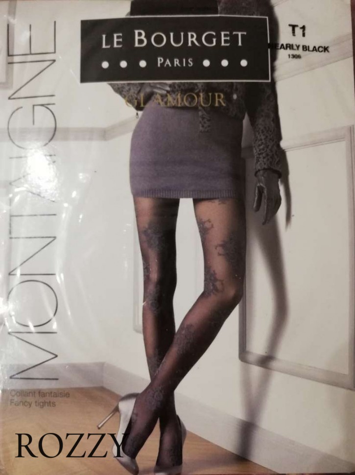 Колготки Le Bourget Montaigne Glamour 1306 тёмный графит