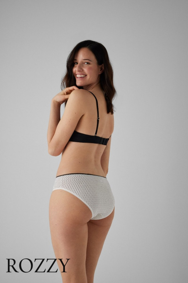 Трусы слипы хлопковые Ysabel Mora 19439 черный/белый (уп.2шт.)