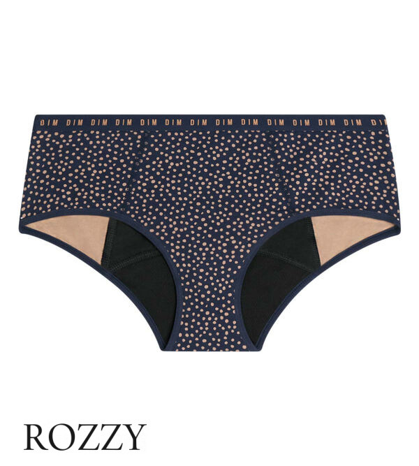 Трусы шорты менструальные хлопковые DIM Protect 0AYA горох