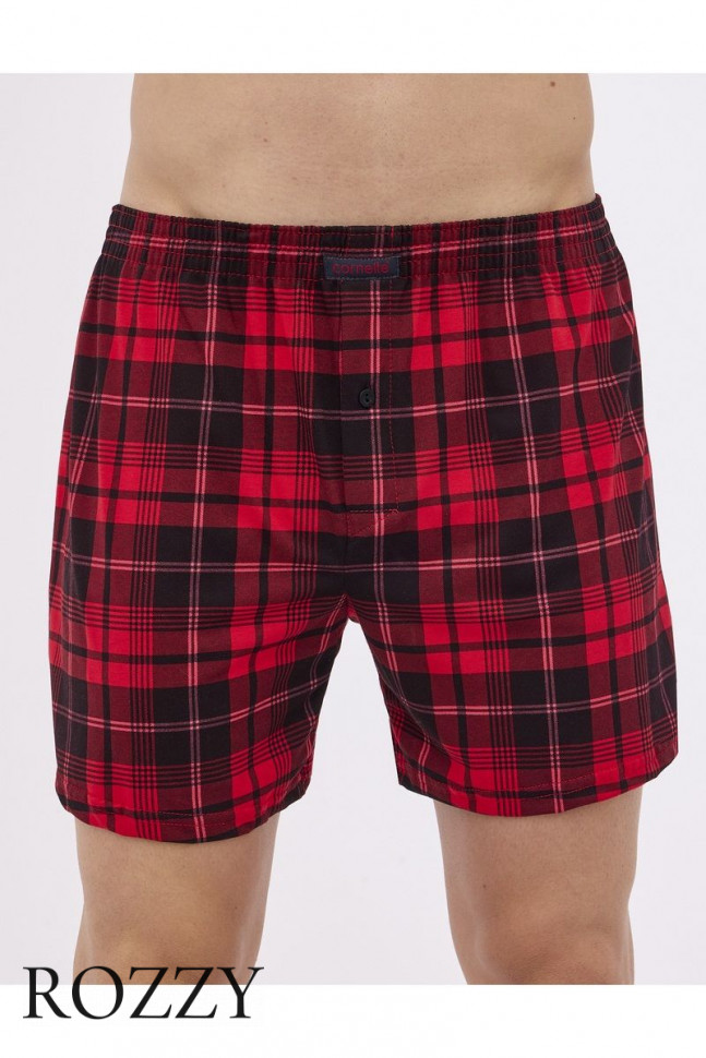 Трусы боксеры мужские Cornette 002/008-19 бургундское вино