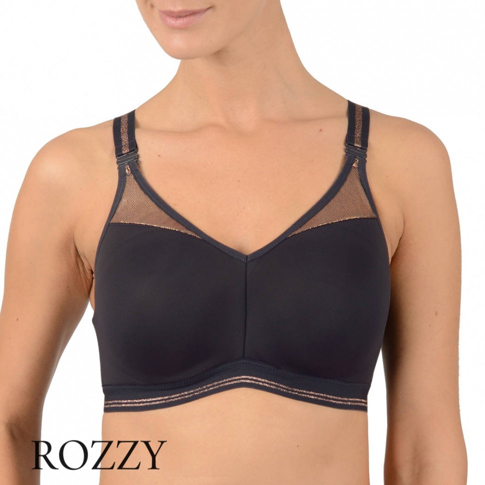 Бюстгальтер спортивный спейсер Empreinte Initiale 07200 мокрый асфальт