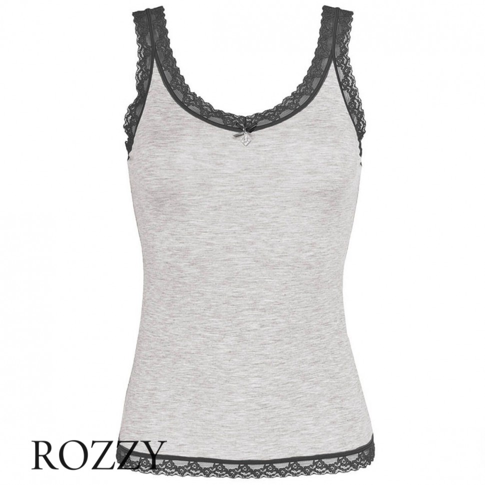 Майка вискозная Like It 6016450 серый/антрацит (284 grey/anthrazit)