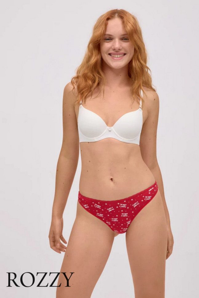 Трусы стринги хлопковые Ysabel Mora 19488 красный