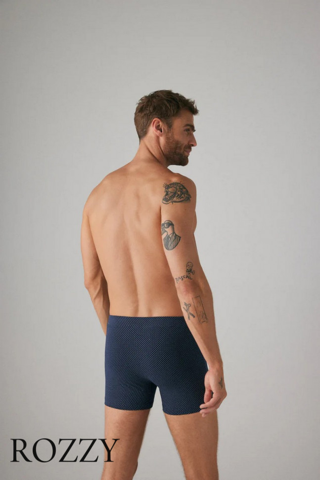 Трусы шорты мужские Ysabel Mora 20377 темно-синий/светло-серый (уп.2шт.)