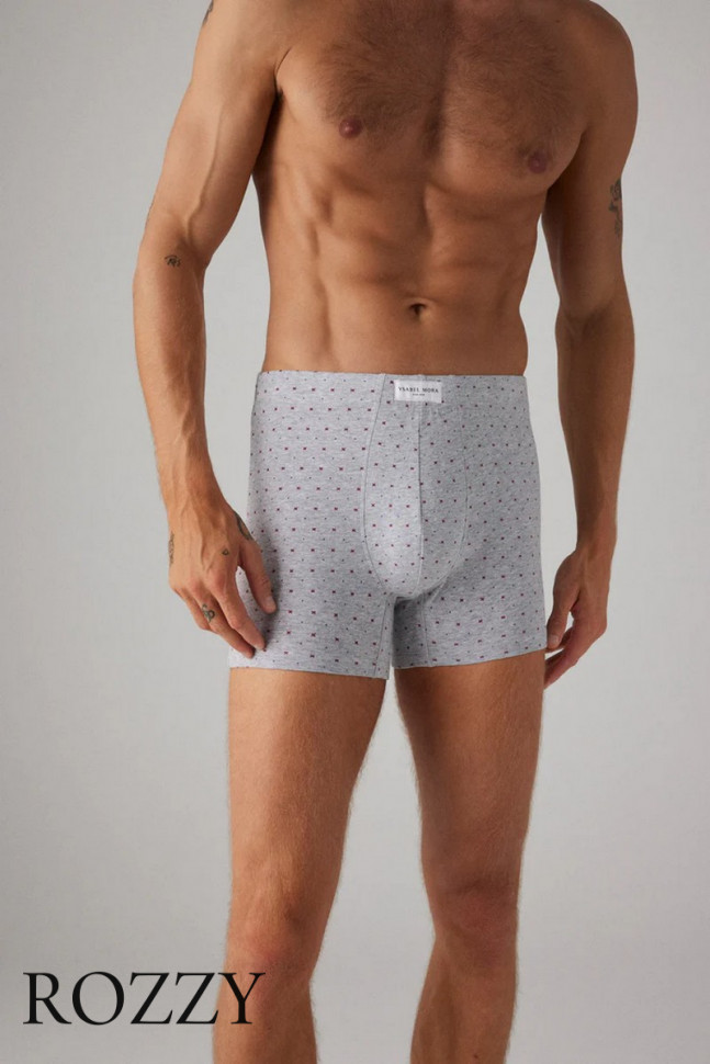 Трусы шорты мужские Ysabel Mora 20377 темно-синий/светло-серый (уп.2шт.)