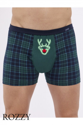 Трусы шорты мужские Cornette 007-4 темно-зеленый