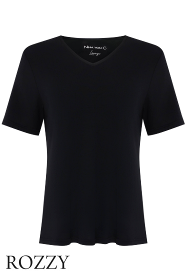 Футболка домашняя Nina Von C Modal 16460874 черный