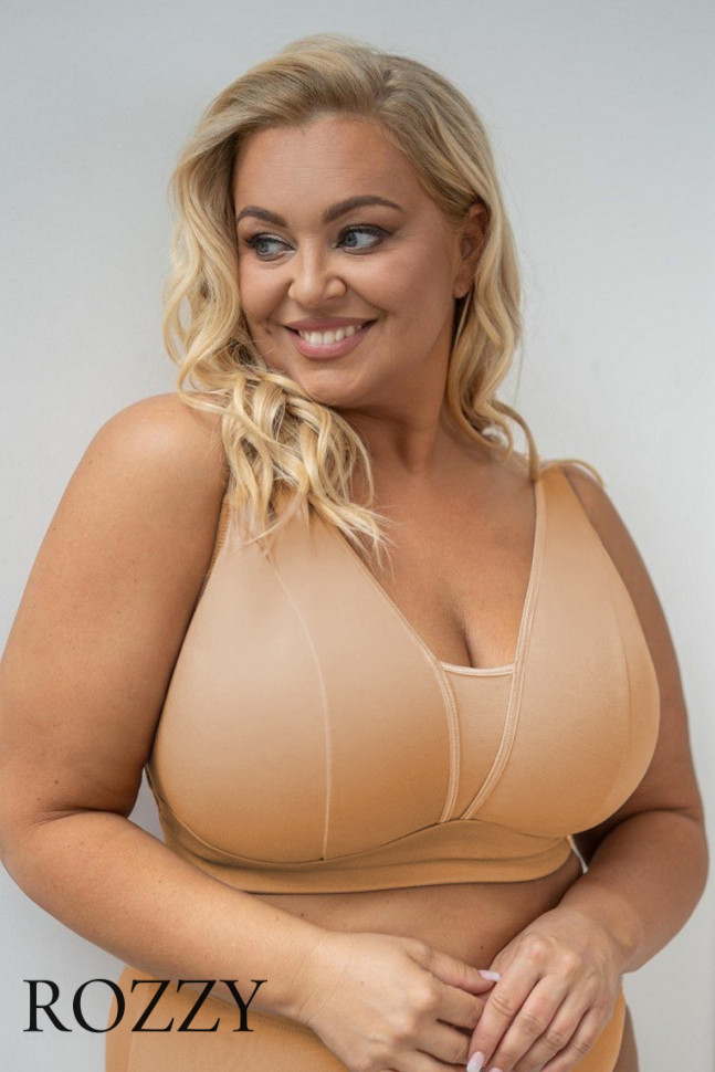 Бюстгальтер без косточек Kris Line Marcella Coffee бежевый