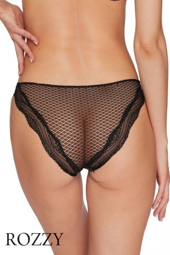 Трусы слипы Esotiq Blessy 40593 черно-бежевый