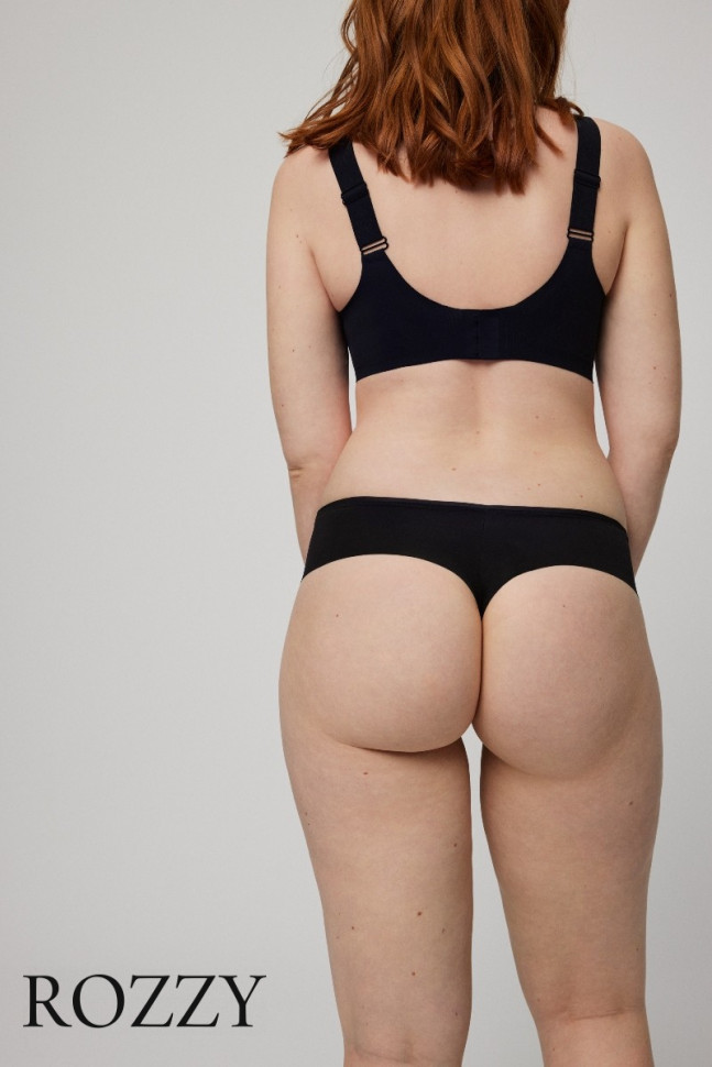 Трусы стринги обрезные корректирующие Ysabel Mora 19689 черный