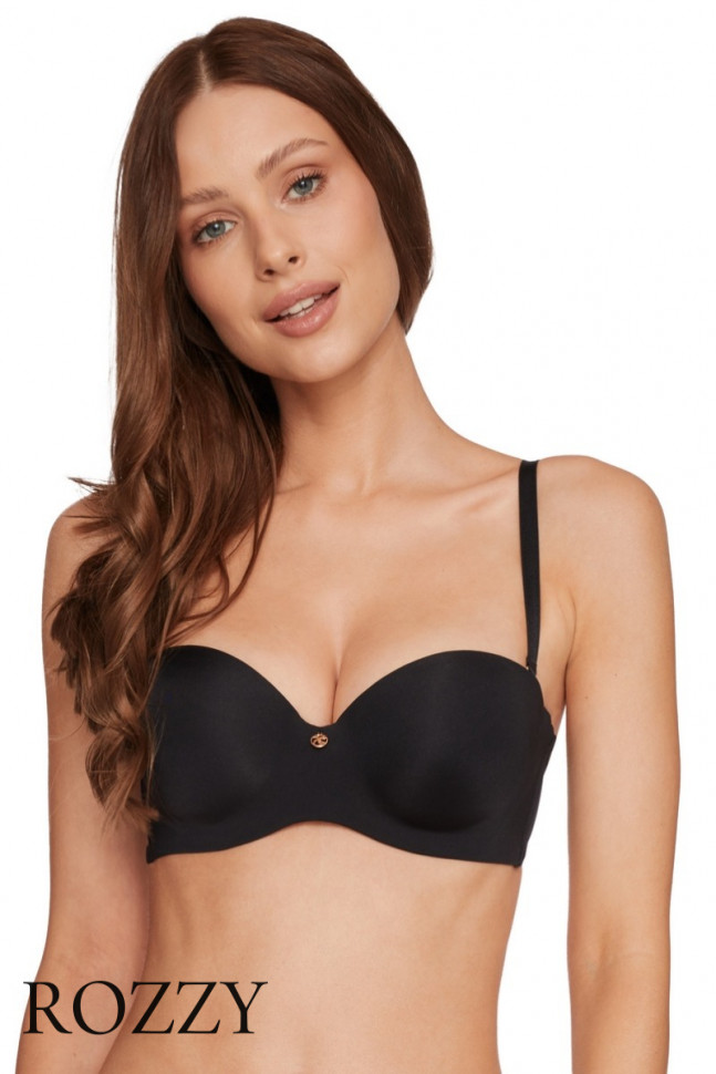 Бюстгальтер балконет пуш-ап Esotiq Raffen 39719 черный