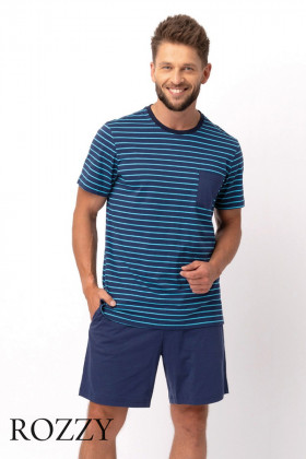 Пижама мужская Key MNS 345 кобальтовый