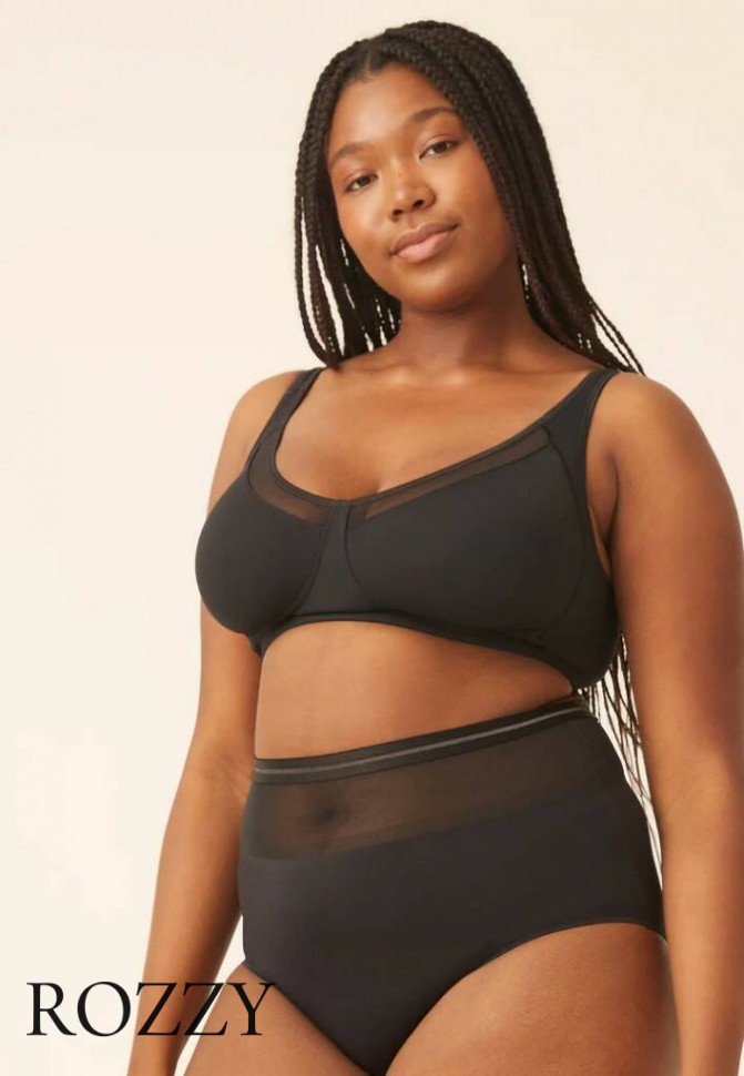 Бюстгальтер без косточек Naturana 5504 черный К