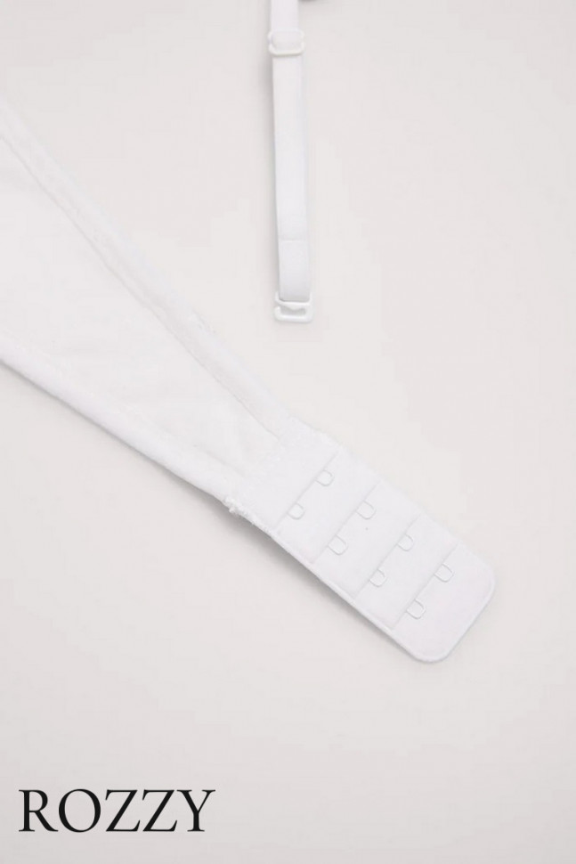 Бюстгальтер балконет без косточек хлопковый Ysabel Mora 18868 белый