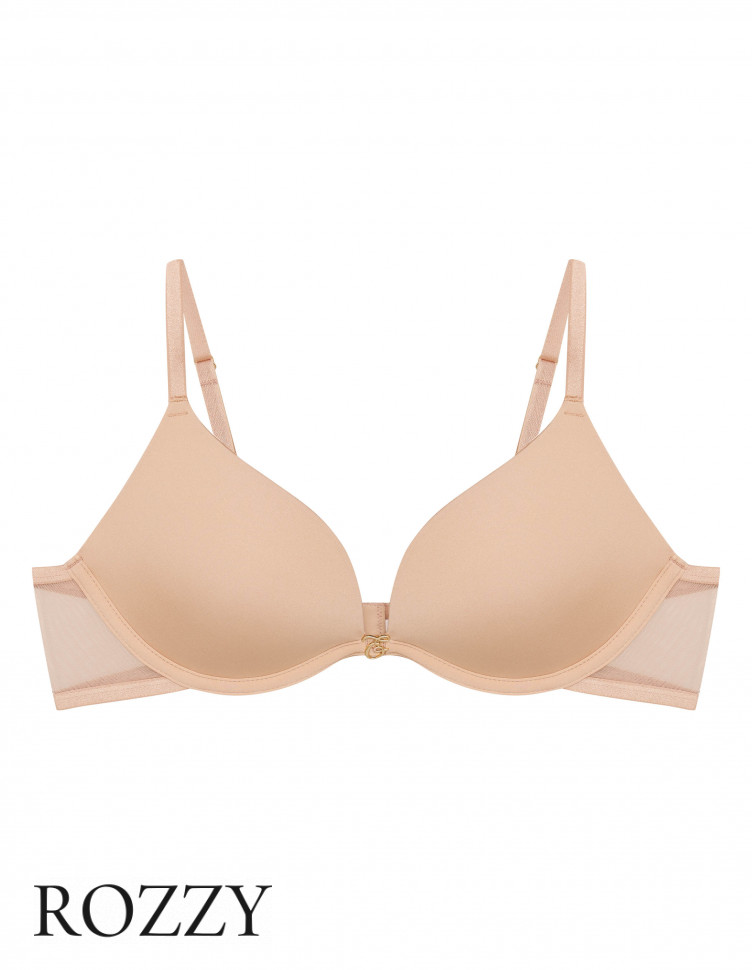 Бюстгальтер планж пуш-ап Esotiq Nuts/82X 43158 темно-бежевый
