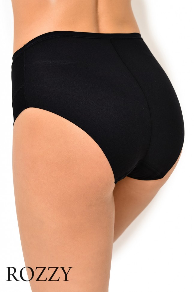 Трусы макси хлопковые Janira Cotton Band 31863 белый, песочный, черный