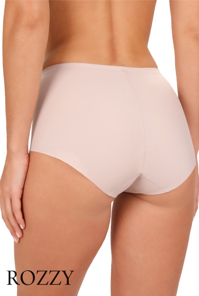 Трусы макси обрезные корректирующие Felina Rhapsody 280210 серо-коричневый К