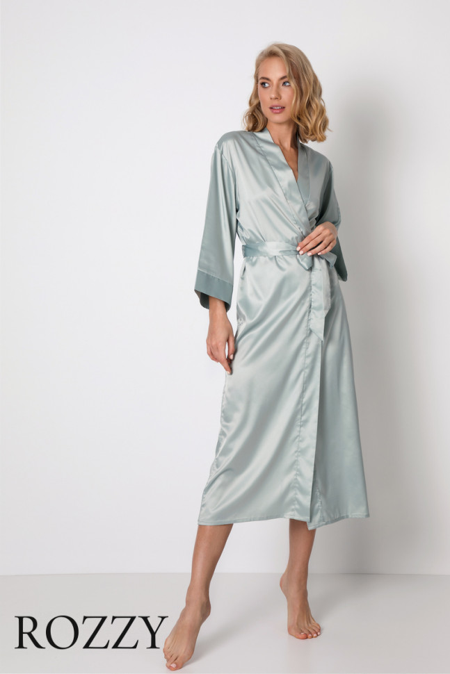 Халат атласный Aruelle Irene мятный