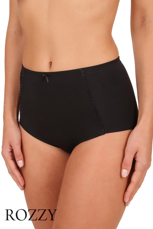 Трусы макси обрезные корректирующие Felina Rhapsody 280210 черный К