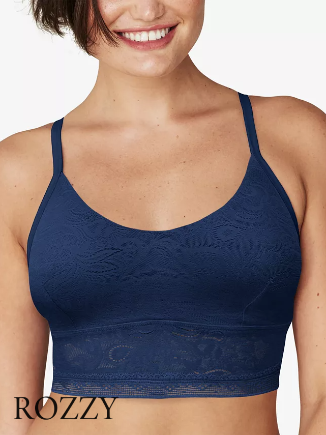 Бюстгальтер бралетт без косточек Maidenform DMSLLB синий