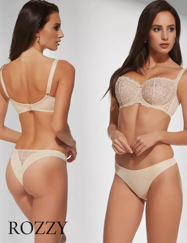 Трусы бразильяна Kris Line Betty Coffee бежевый