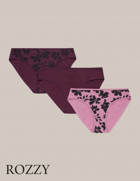 Трусы слипы хлопковые Esotiq Mia-Mia 42267 мультиколор (K004) (уп.3шт.)