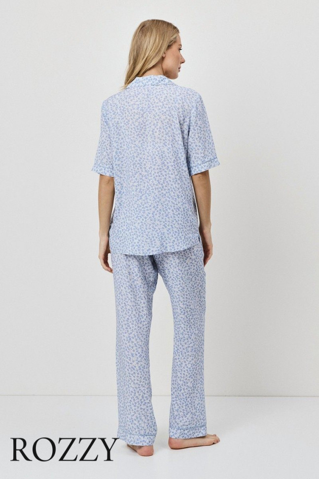Пижама вискозная Aruelle Lullaby светло-голубой