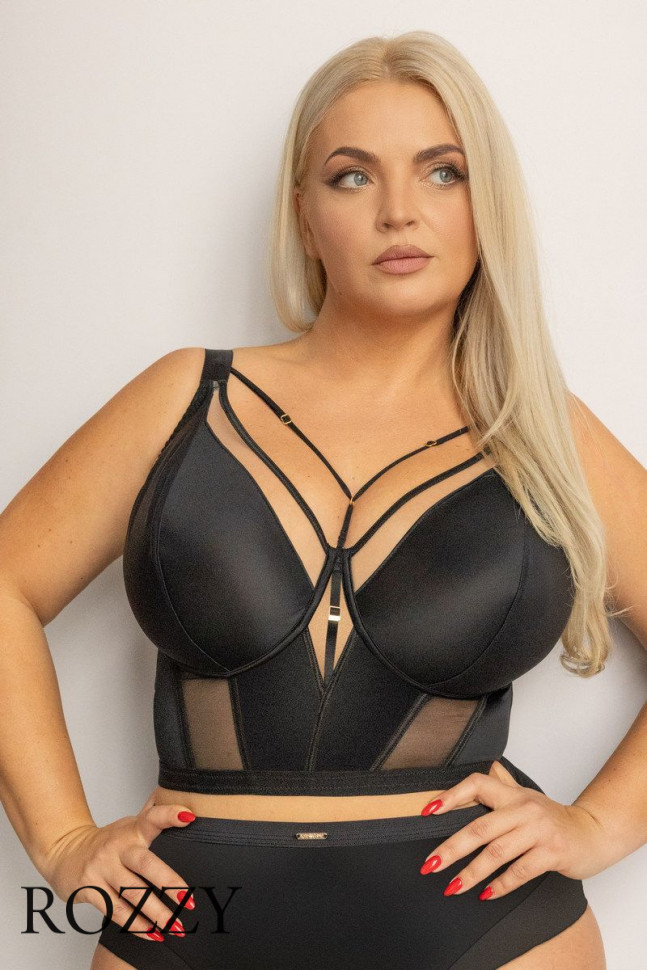 Бюстгальтер бюстье Kris Line Simple черный