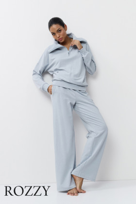 Костюм домашний Aruelle Brisa Set серо-голубой