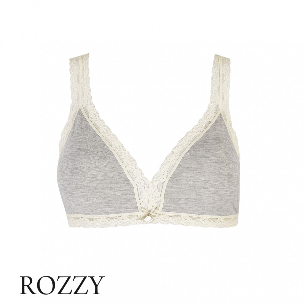 Топ Like It 6016520 серый/ванильный (283 grey/ivory)