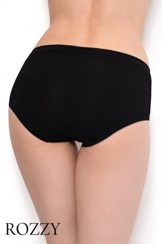 Трусы классика хлопковые Janira Esencial 31481 черный (уп.2шт.)