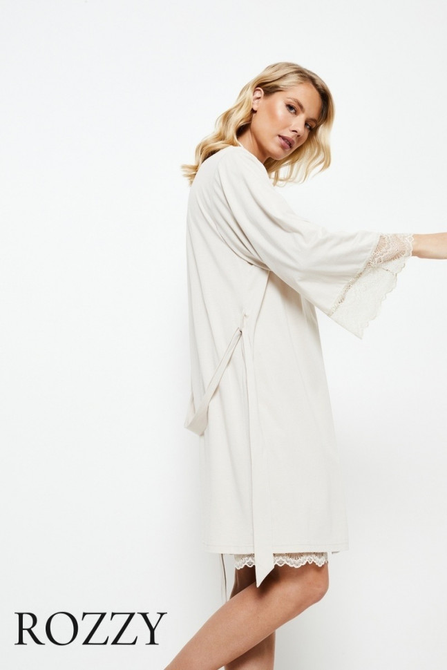 Халат Aruelle Evelyn светло-бежевый