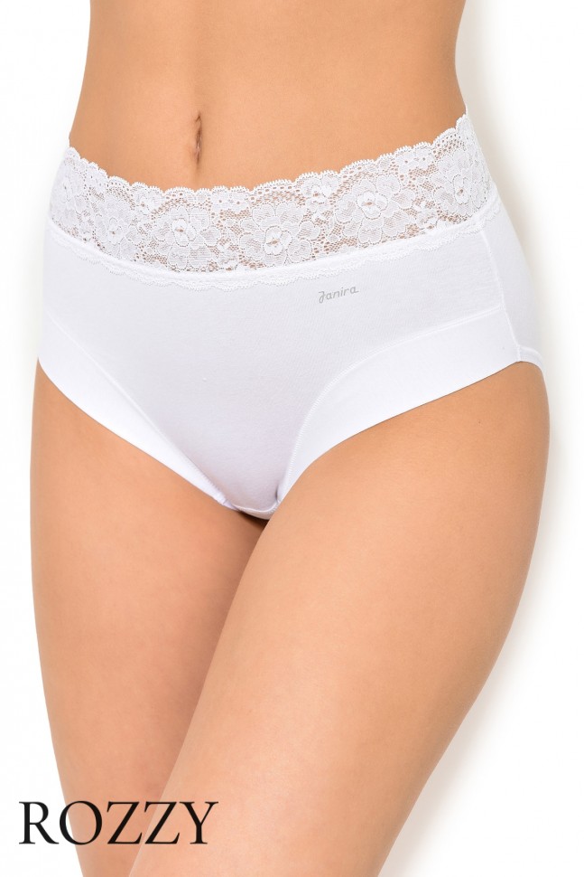 Трусы макси хлопковые Janira Dolce Cinture 31785 белый