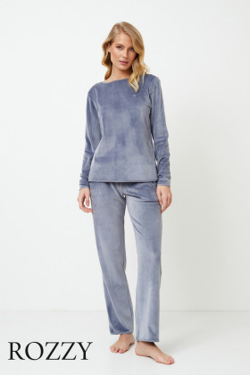 Костюм домашний велюровый Aruelle Francine Set лаванда