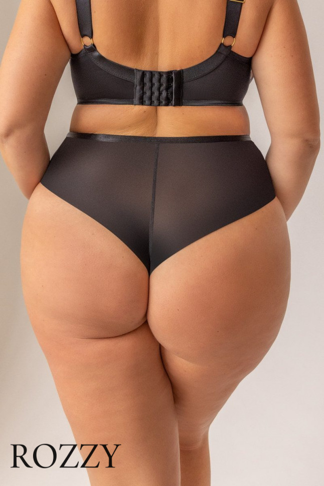 Трусы бразильяна Kris Line Blurry черный/мультиколор